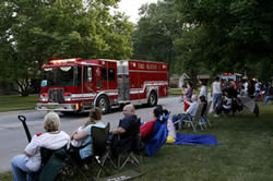 U.S. Flag in Park Forest Parade