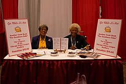 Mary Lou McDowell and Delores Truss,Volunteer Leaguers of the Chicago Urban League