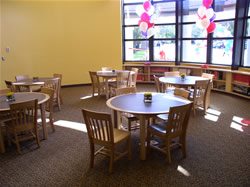 media center at illinois school