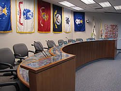 The Board Room in Village Hall.