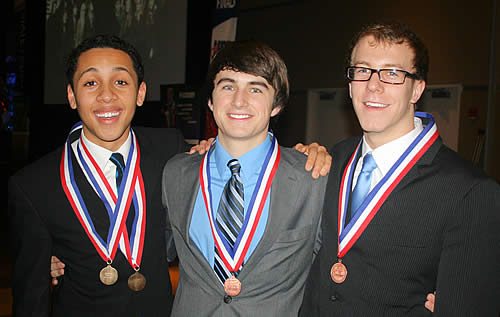 Saturn and Titan, side by side 2012 Marian State medalists