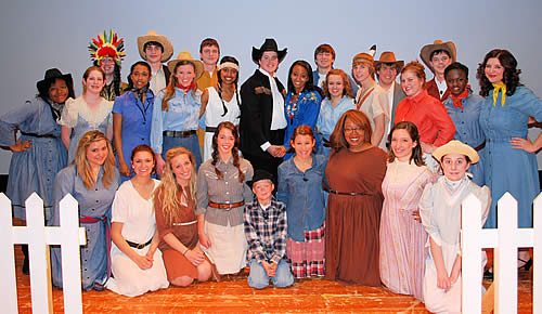 Full cast of Marian Catholic's Annie Get Your Gun