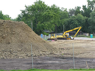 construction at Forest Trail