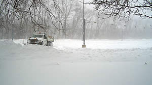Park Forest snow plow