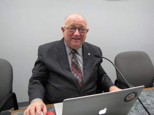 Park Forest Mayor John Ostenburg, tax panel