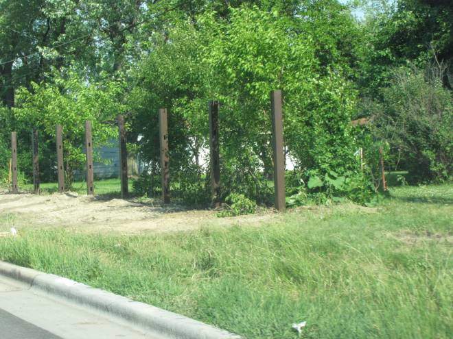 fence posts along Rd. 30