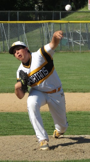 Jordan Smevoll fires a two-hitter in a May 31 win over Coal City.