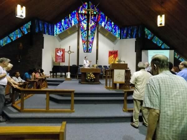 Trinity Lutheran communion