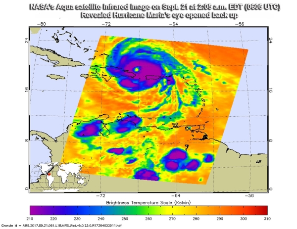 Maria temperatures