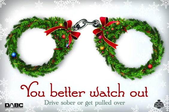 Drive sober during holicays