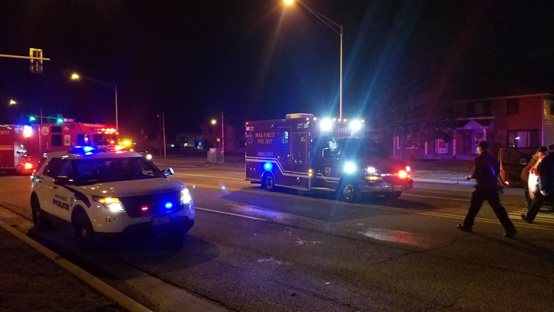 3-car collision, Western Avenue, Park Forest