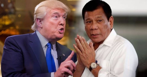 Donald Trump and Philippines President Rodrigo Duterte