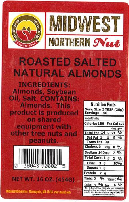 Midwest Northern Nut recall