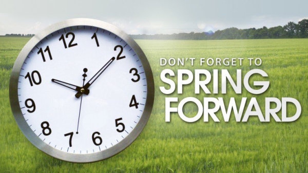 Spring forward daylight savings time