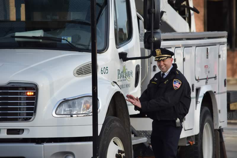 Police Chief, Christopher Mannino, Tim Jones, TimStrong, street dedication, police, pfpd