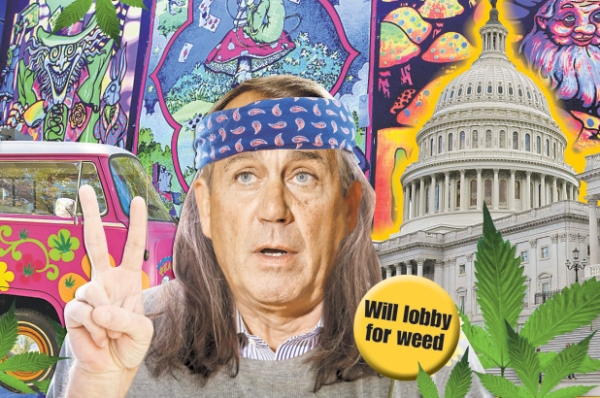 John Boehner to lobby for weed