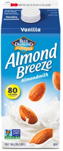 Recalled Almond Milk