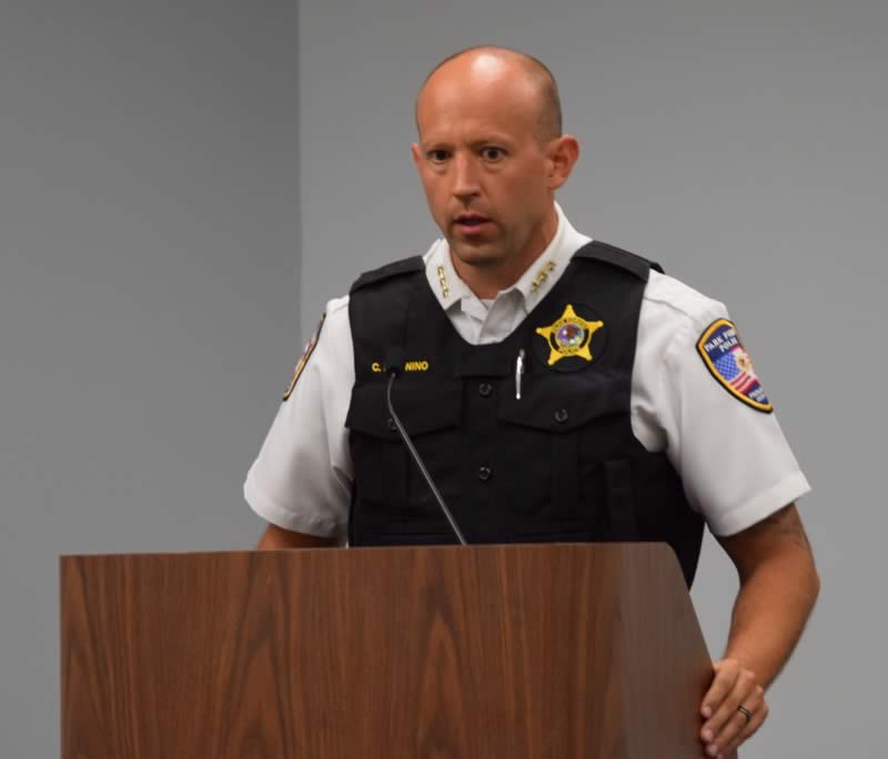 Christopher Mannino, police chief, Park Forest Police Department, PFPD, shootout