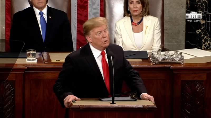 Donald Trump, State of the Union, 2019, union address