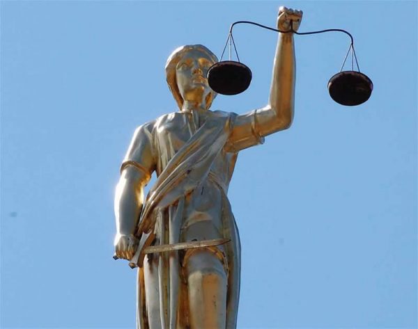 Justice, Lady Justice, Scales of Justice, principal indicted