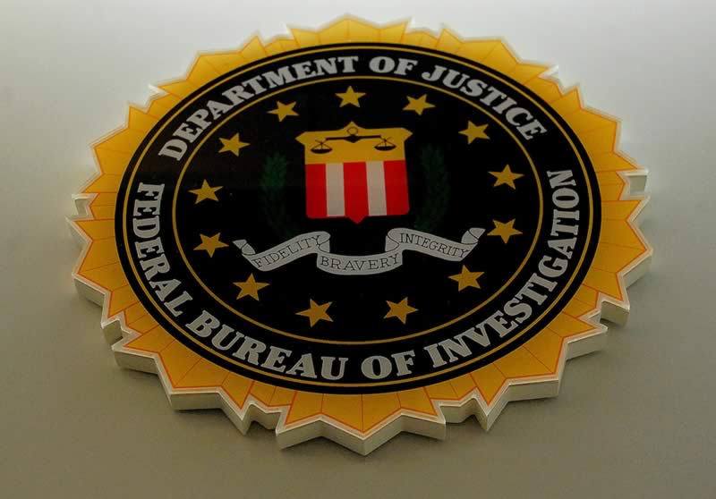 Department of Justice, Federal Bureau of Investigation, DOJ, FBI