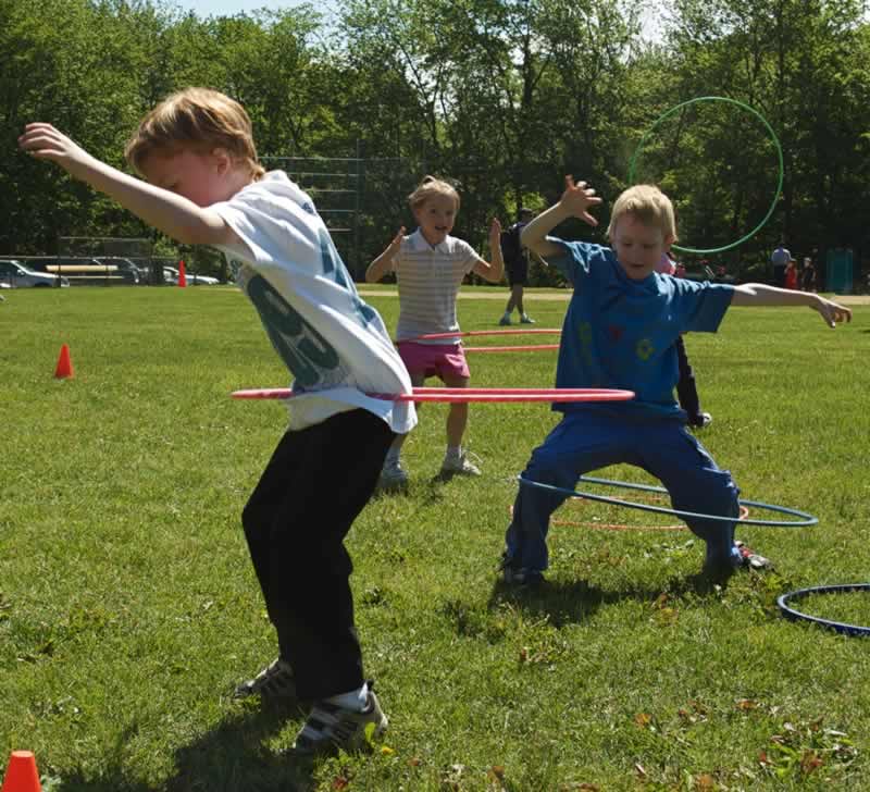 Hula Hoops and kids