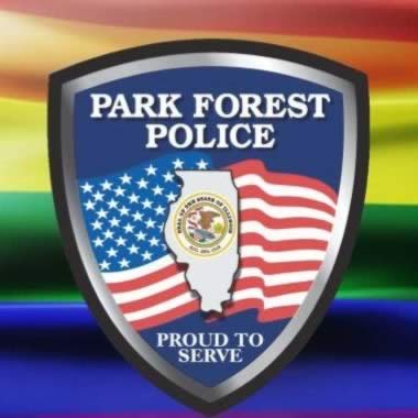 Pride Month Park Forest Police logo