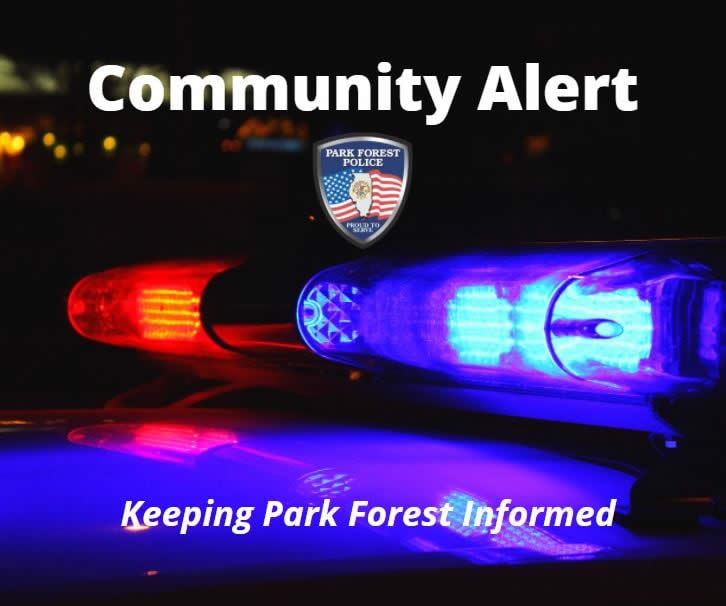 Community Alert: Rare random attack in Park Forest, armed robbery on Krotiak