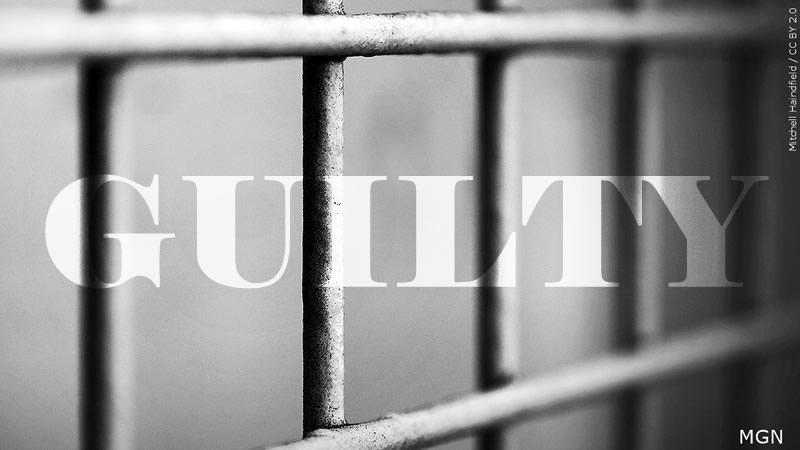 jail bars, guilty, justice, Harvey man sentenced
