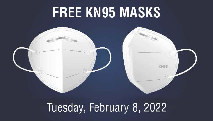 two KN95 masks