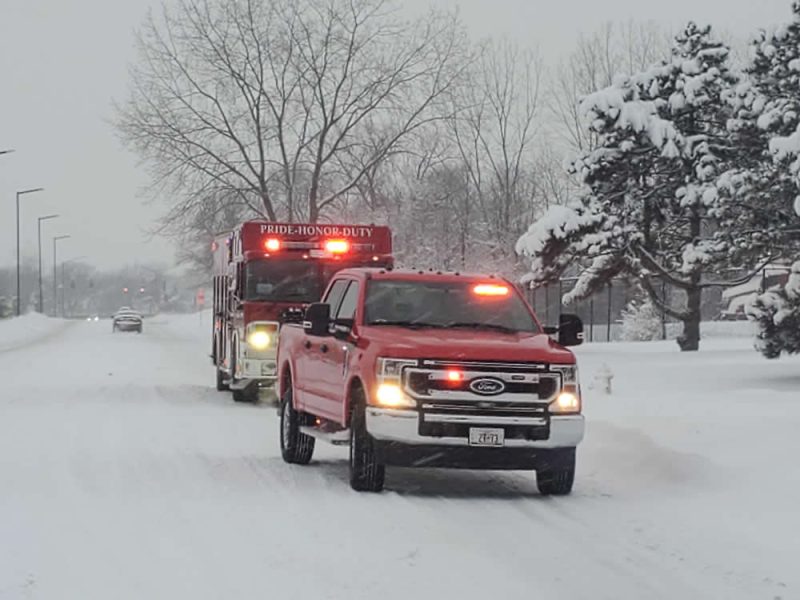 The Park Forest Fire Department answering a call on North Street Wednesday afternoon, Feb. 2, 2022.