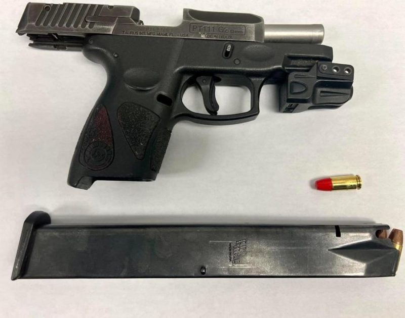 This handgun was recovered from another child in late March.