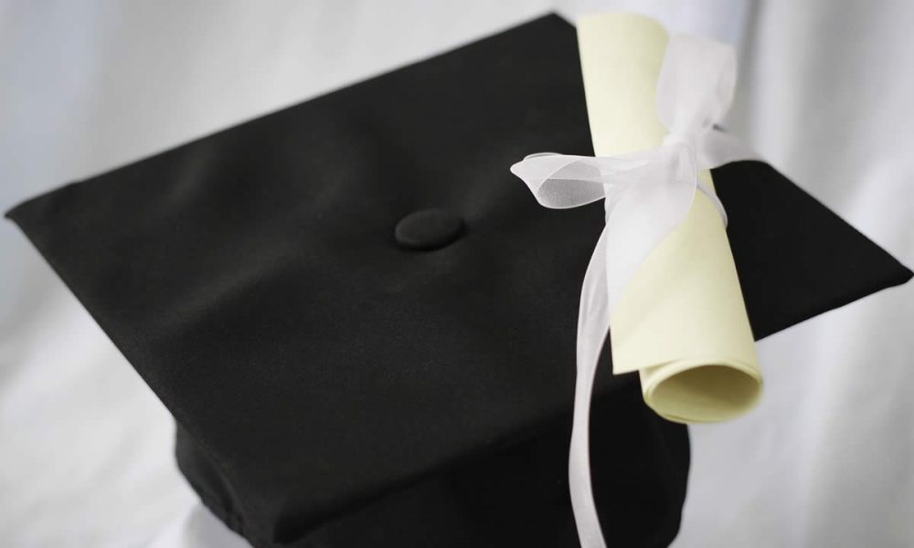 diploma, cap