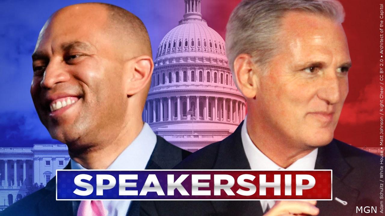 Hakeem Jeffries and Kevin McCarthy remain the head nominations for Speaker of the House
