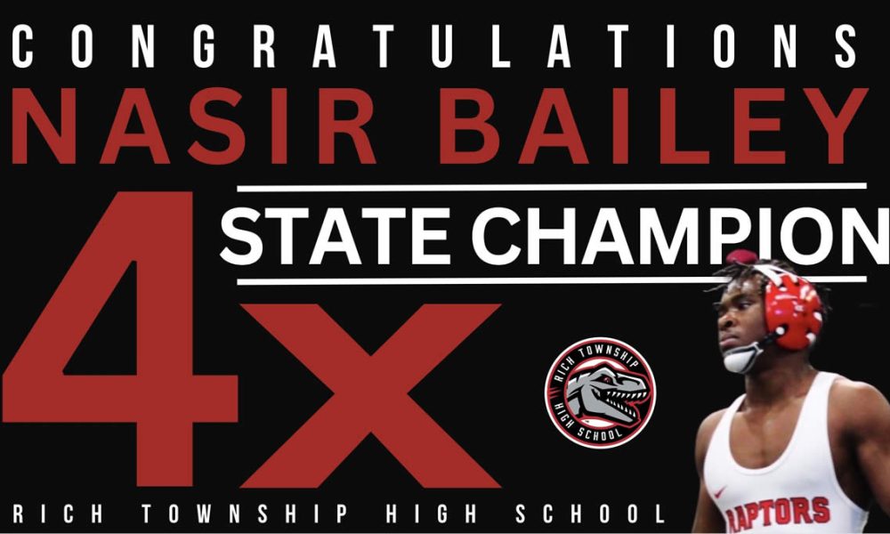 Nasir Bailey is a 4X State Champion in Wrestling