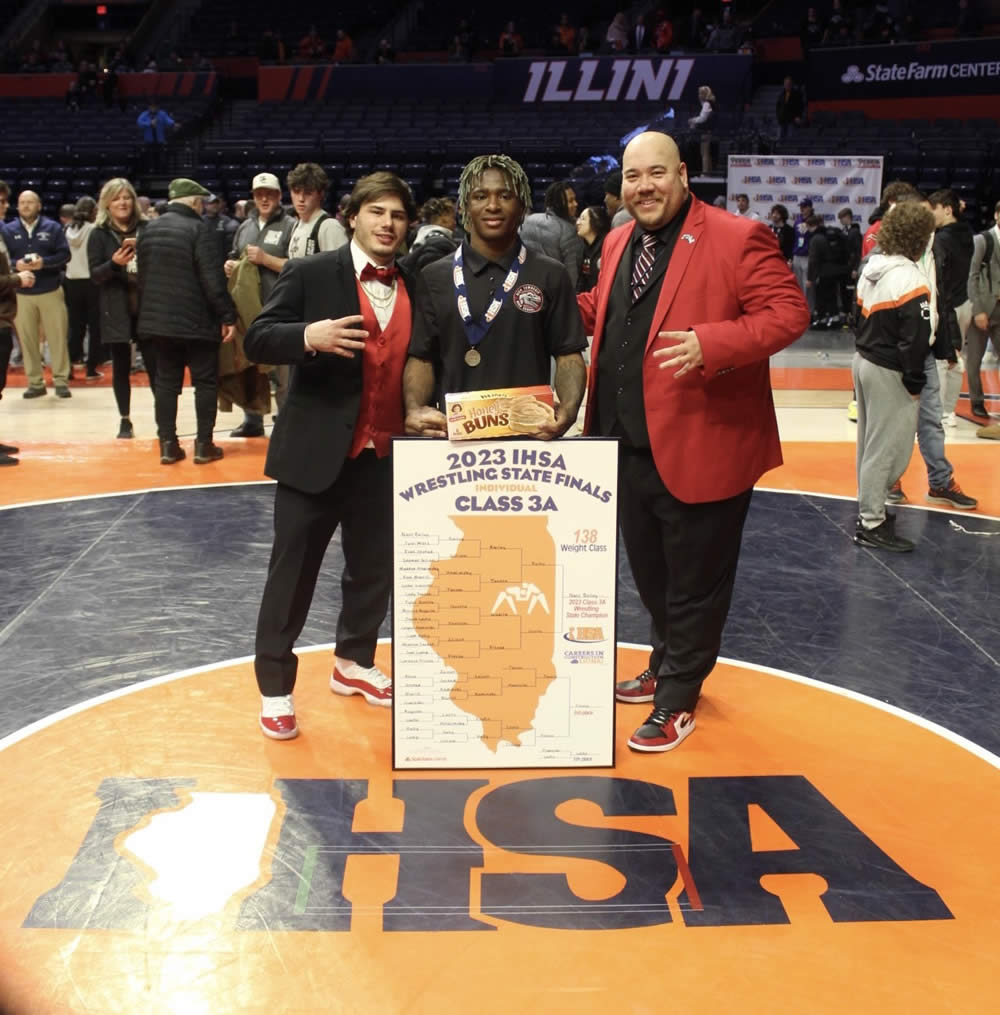 Nasir Bailey won FOUR IHSA STATE CHAMPIONSHIPS in Wrestling. (Photo: Rich Township 227)