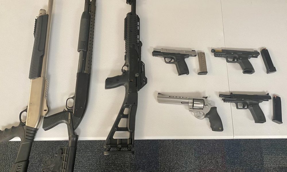 Police recovered firearms from a man charged with attempted murder
