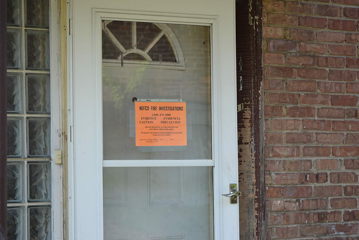 Residents may not re-enter their homes.