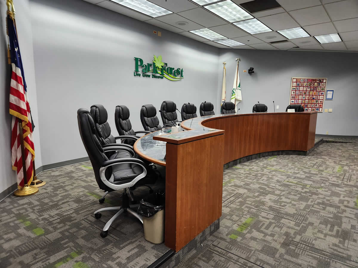 The Board Room in Park Forest Village Hall