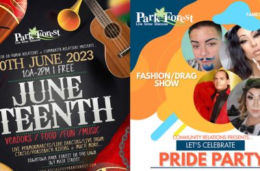 Juneteenth and Pride on the Village Green Saturday.