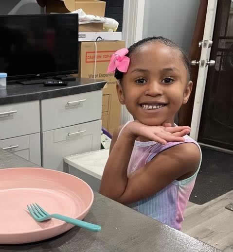 Jada Moore grinning.