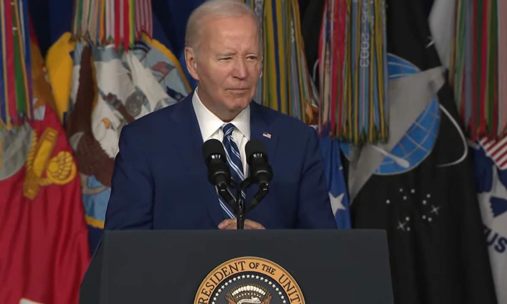 President Joe Biden speaks about the PACT Act helping veterans exposed to toxic substances