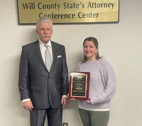 Victim Witness Advocate Emma Rannells has received the Diane Mains Award from the Alliance Against Intoxicated Motorists (AAIM)