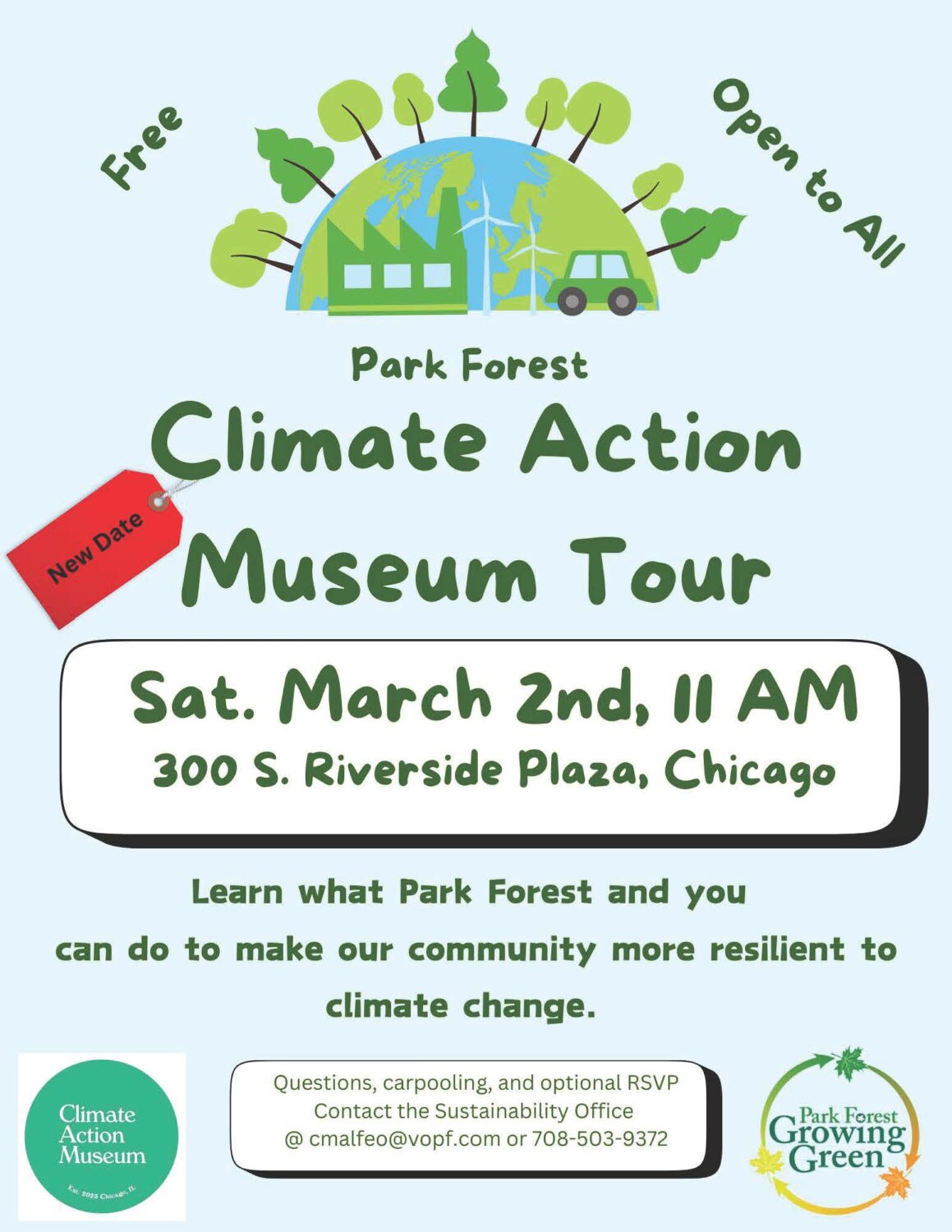 flyer promoting museum tour