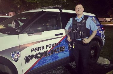 The Park Forest Police Department announced that Officer Kenneth Nichols was voted by his peers to receive the Term Award for the first quarter of 2024. (Kindly provided by Park Forest Police)