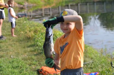 Child, fishing derby