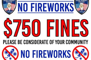 fireworks illegal, $750 fines