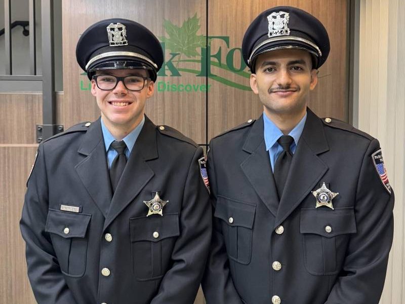 two officers, Austin Behrens,Ryan Abu-Romman. Teen fleeing story.