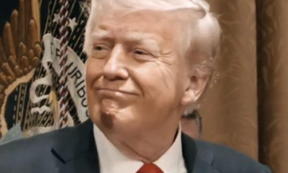 Trump ends, President Donald Trump, smirk